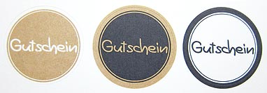 Sticker Gutschein (72 Sticker)